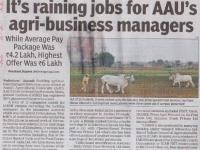 It's Raining Jobs for AAU's Agri Business Managers