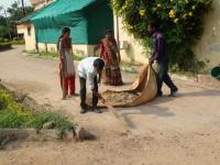 Collect Dust From road of Farm, Nawagam