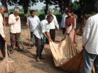 Collect Dust From Ground of Farm, Nawagam