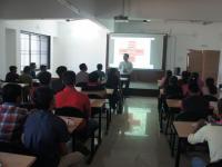 A talk given by personnel from Indian Red Cross Society, Ahmedabad