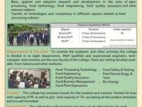 College of Food Processing Technology & Bio - Energy